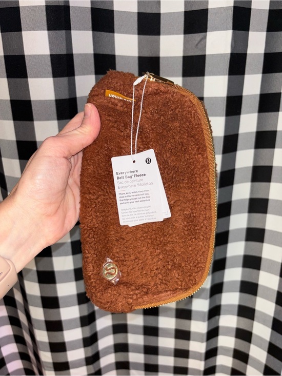 lululemon athletica Handbags - Lululemon Everywhere Fleece Belt Bag - Brown Sherpa NWT